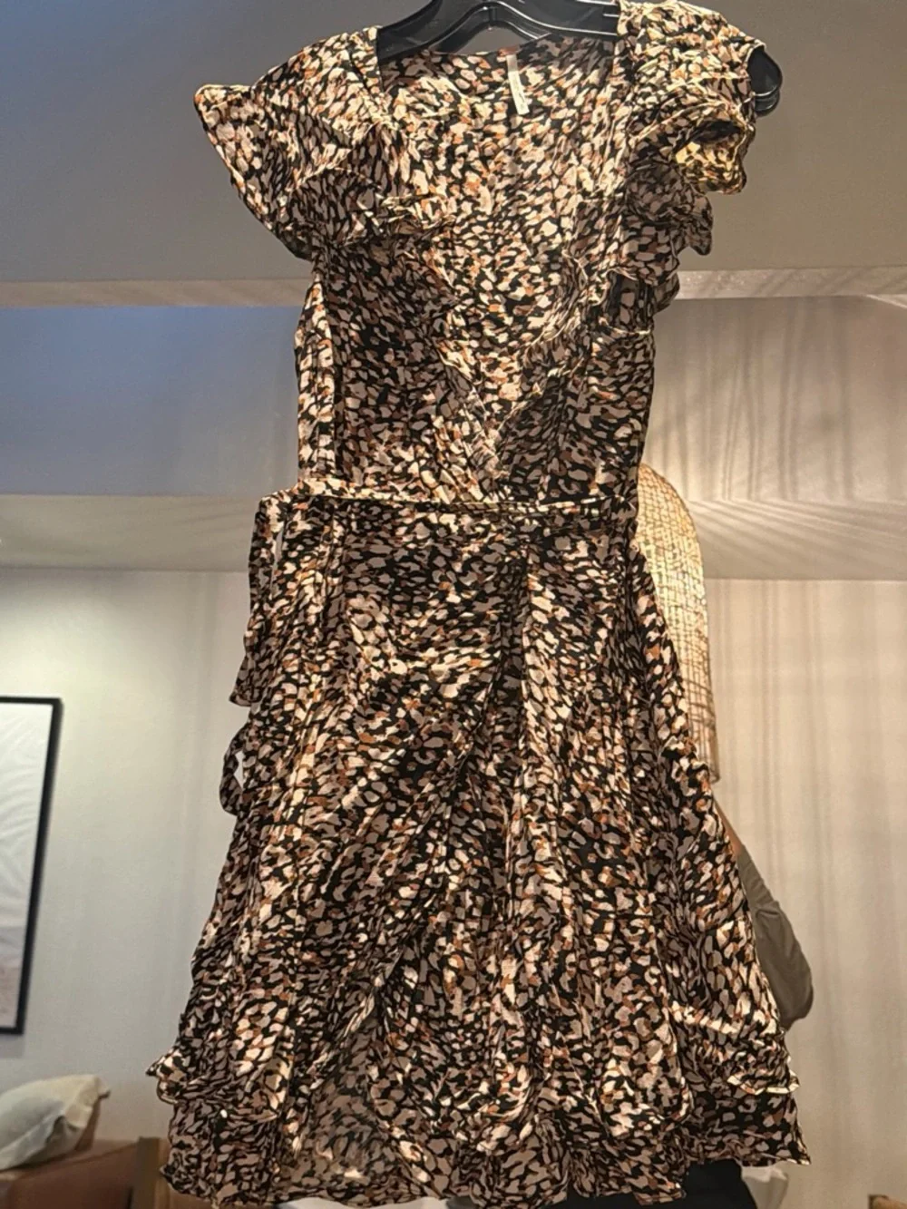 Free People French Quarter Wrap Dress. Size Small.